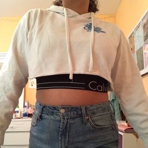 Cropped Sweatshirt Vintage Surf-shop
